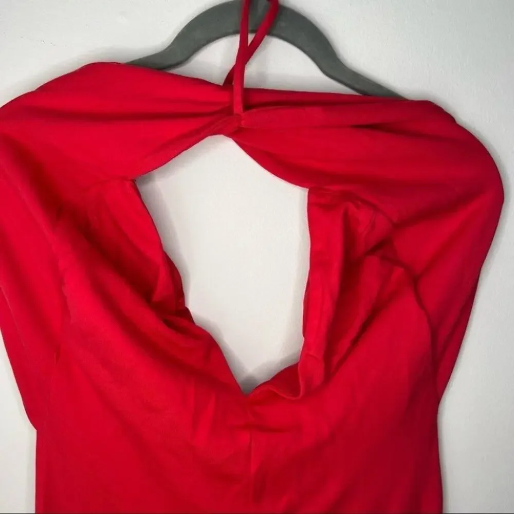 Lovers + Friends Rosa Red Rose Gown Size Small